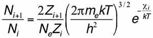 equation de Saha