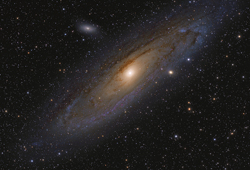La galaxie d'Andromede, 55x300sec dark, flat offset