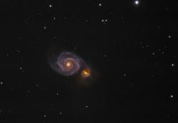 M51 au C8, 29x300sec dark flat offset